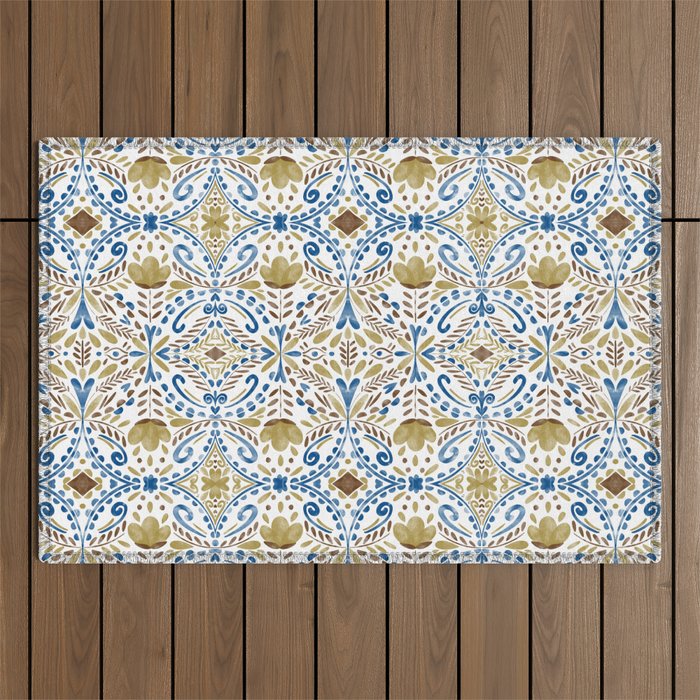 Intricate bohemian charm Outdoor Rug Gallery Image 1