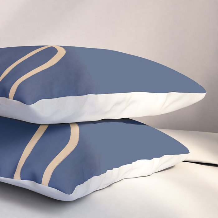Abstract Line Art Cat 5 Pillow Sham Gallery Image 3