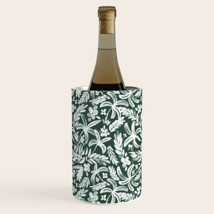 Greenish Tropical Palm Breeze Wine Chiller Gallery Image 2