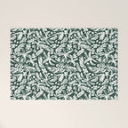 Greenish Tropical Palm Breeze Welcome Mat Gallery Image 1