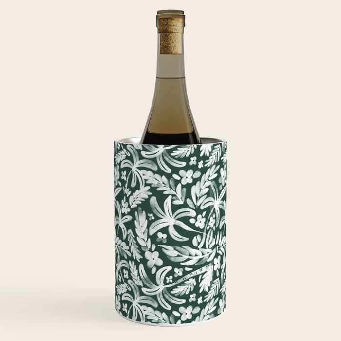 Greenish Tropical Palm Breeze Wine Chiller Gallery Image 3
