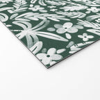 Greenish Tropical Palm Breeze Welcome Mat Gallery Image 2