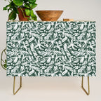 Greenish Tropical Palm Breeze Credenza Gallery Image 1