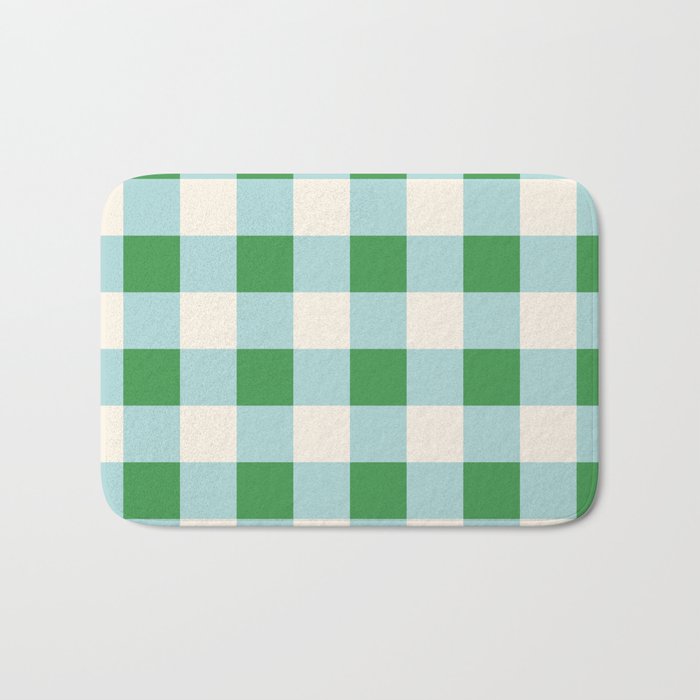 Gingham III Bath Mat Gallery Image 1