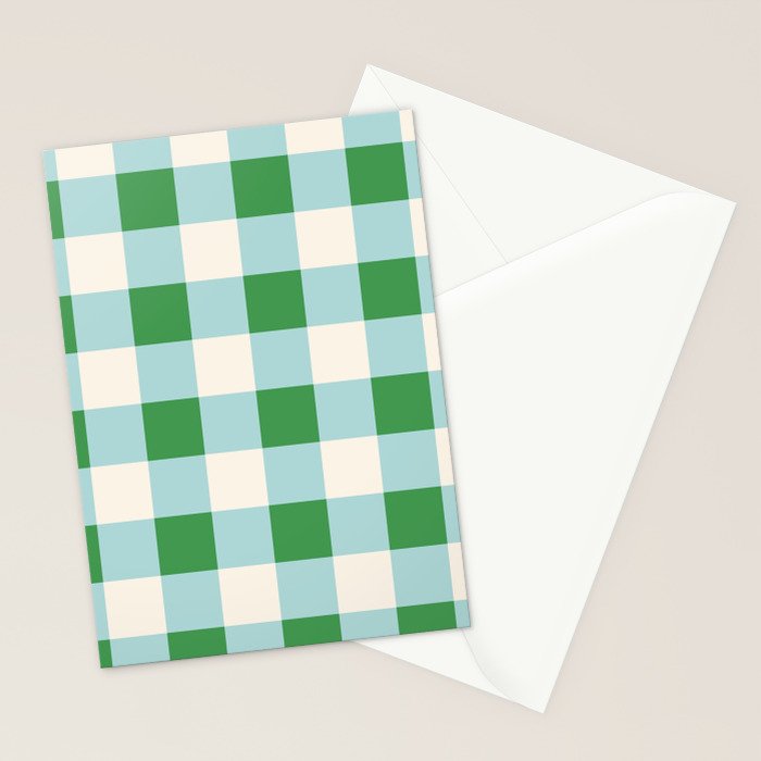 Gingham III Stationery Card Gallery Image 2