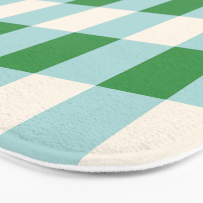 Gingham III Bath Mat Gallery Image 3