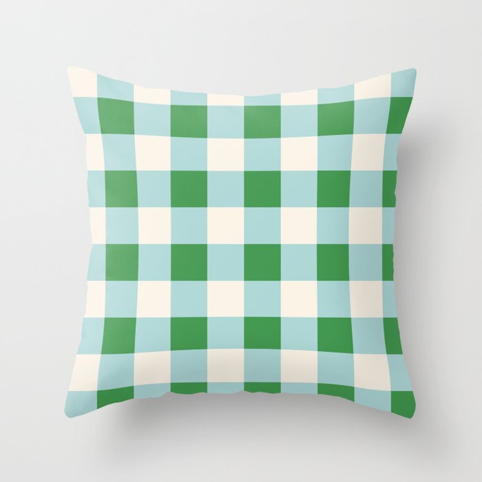 Gingham III Throw Pillow Gallery Image 1