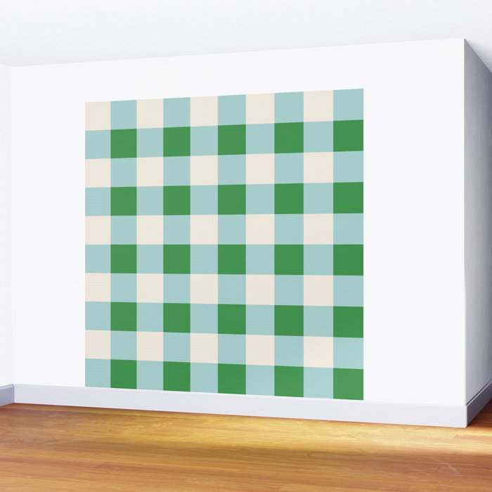 Gingham III Wall Mural Gallery Image 2