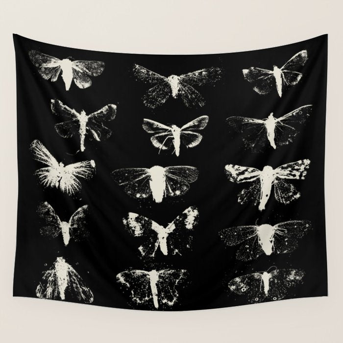 moths Wall Tapestry Gallery Image 1
