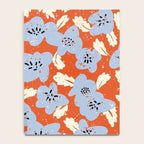 Big flowers in my garden orange - pattern Notebook Gallery Image 4
