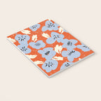 Big flowers in my garden orange - pattern Notebook Gallery Image 3