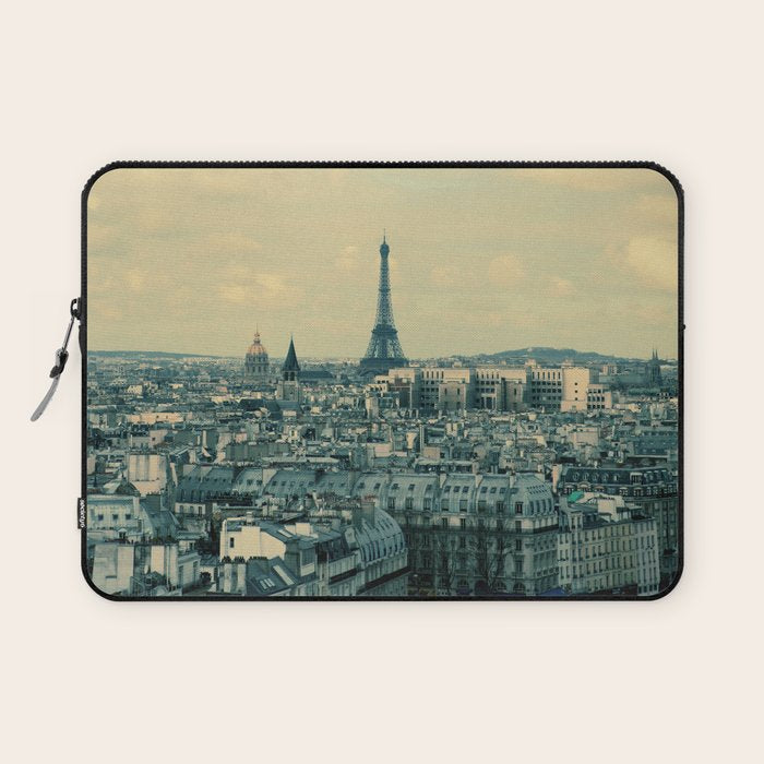 Paris In Blue Laptop Sleeve Gallery Image 1