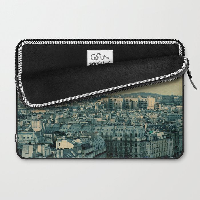 Paris In Blue Laptop Sleeve Gallery Image 2