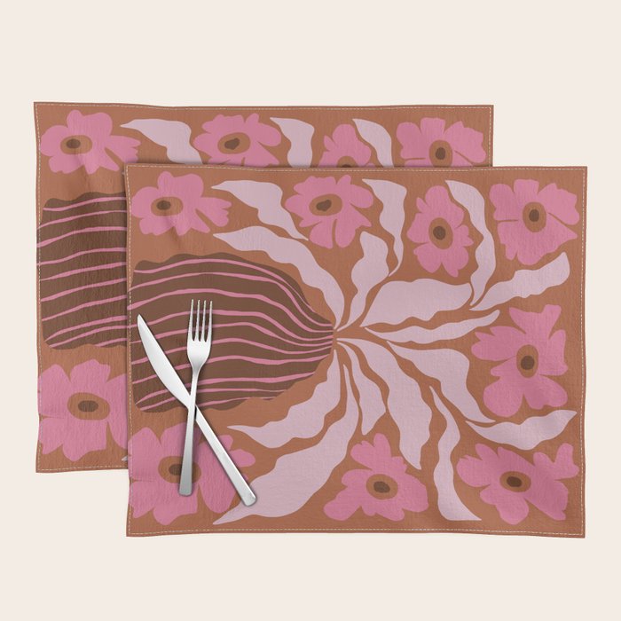 Mid-century blooming pot  Placemat Gallery Image 1