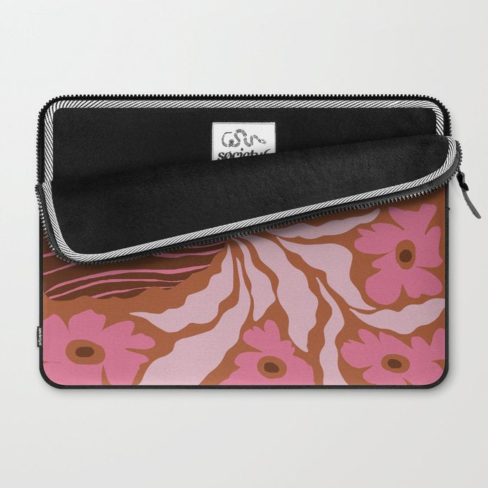 Mid-century blooming pot  Laptop Sleeve Gallery Image 2