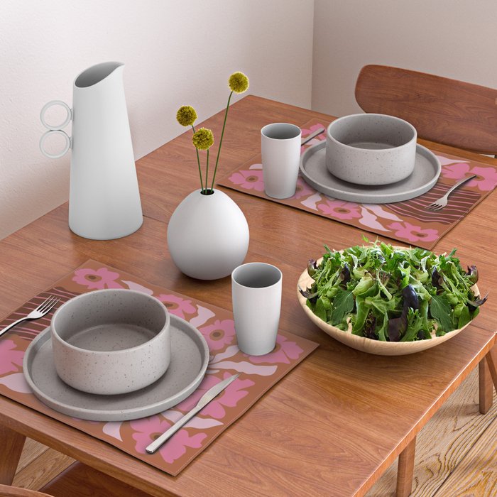 Mid-century blooming pot  Placemat Gallery Image 2