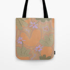 Little Purple Flowers Tote Bag Gallery Image 1