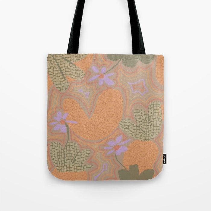 Little Purple Flowers Tote Bag Gallery Image 1