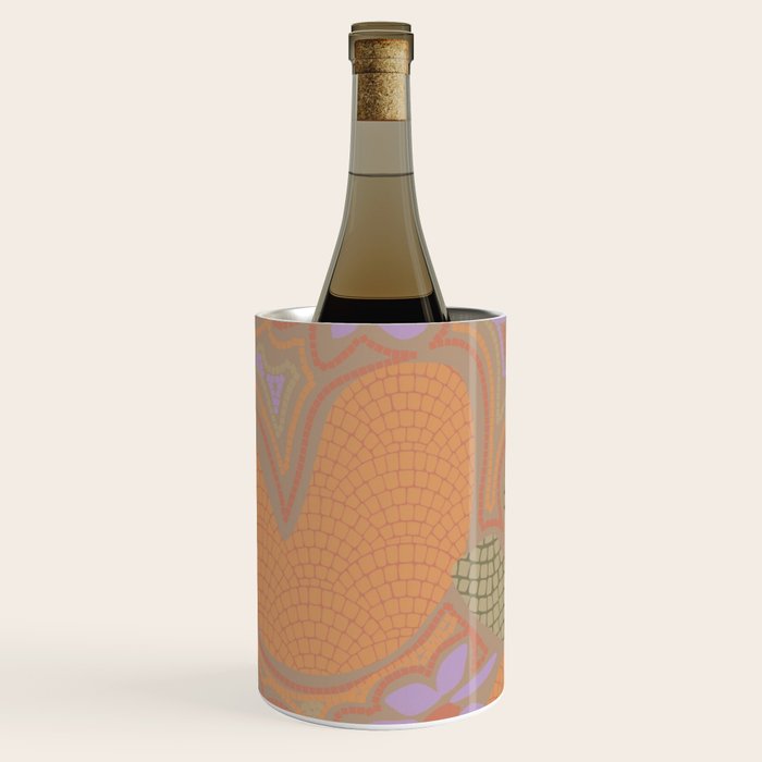 Little Purple Flowers Wine Chiller Gallery Image 1