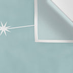 Aquarius Zodiac Star Constellation Line Art Pastel Teal Wall Tapestry Gallery Image 3