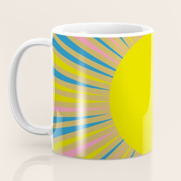 Summer Sun Cheerful Retro Coffee Mug Gallery Image 3