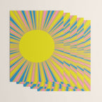 Summer Sun Cheerful Retro Wrapping Paper Gallery Image 3