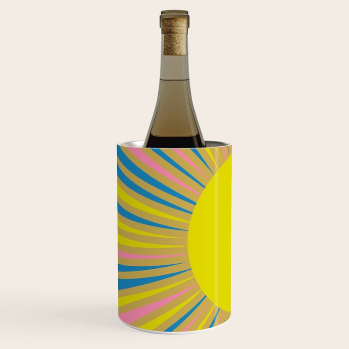 Summer Sun Cheerful Retro Wine Chiller Gallery Image 2