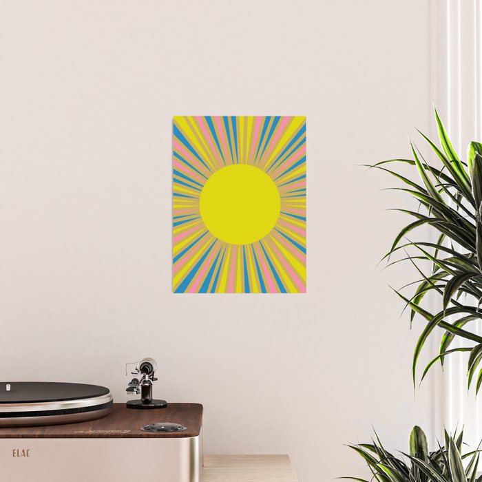 Summer Sun Cheerful Retro Poster Gallery Image 2