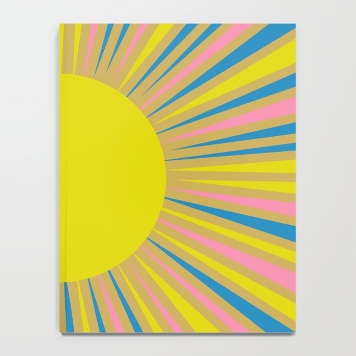 Summer Sun Cheerful Retro Notebook Gallery Image 4