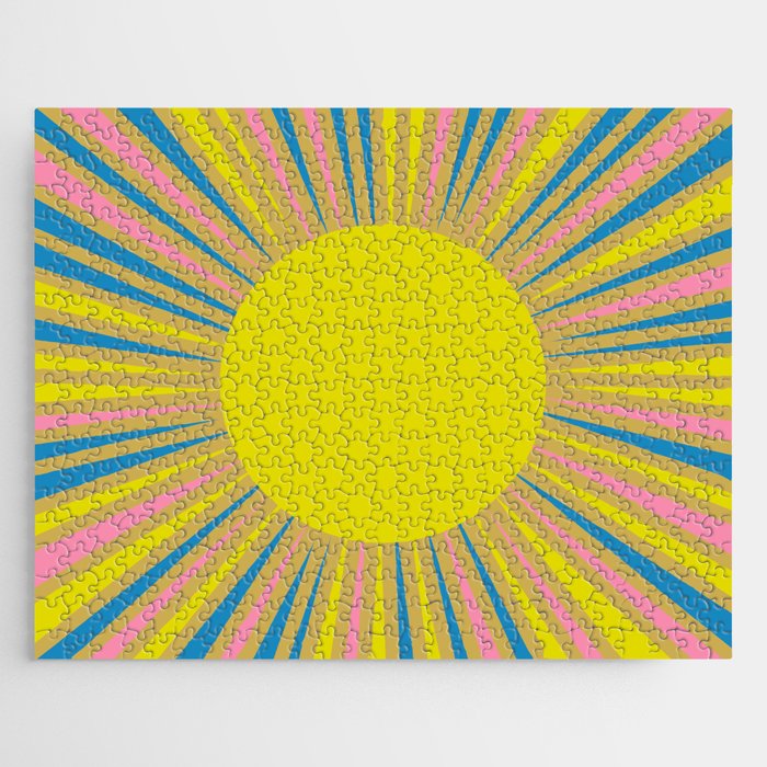 Summer Sun Cheerful Retro Jigsaw Puzzle Gallery Image 1