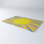 Summer Sun Cheerful Retro Rug Gallery Image 3