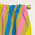 Summer Sun Cheerful Retro Window Curtain Gallery Image 2