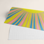 Summer Sun Cheerful Retro Wrapping Paper Gallery Image 2