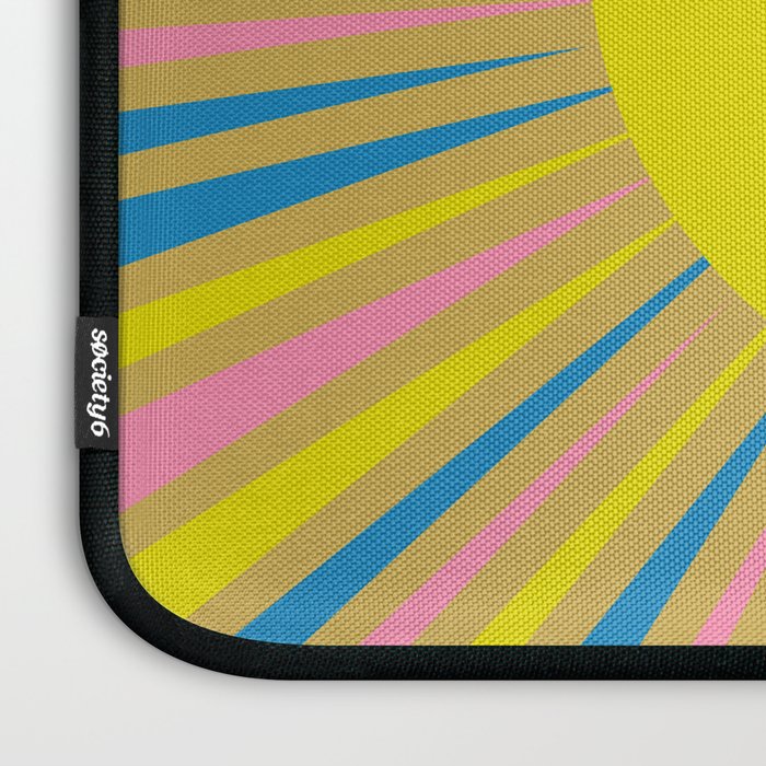 Summer Sun Cheerful Retro Laptop Sleeve Gallery Image 3