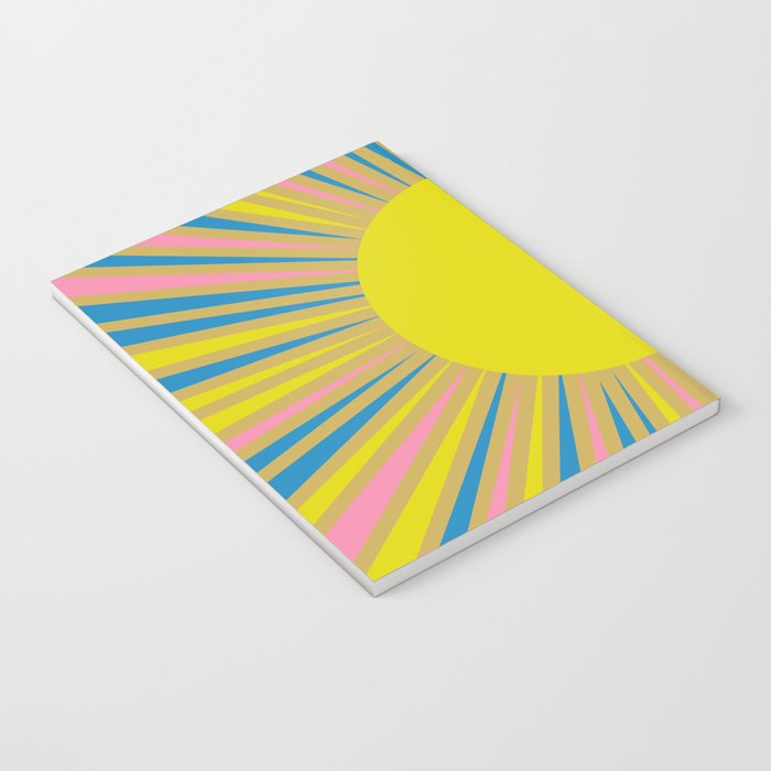 Summer Sun Cheerful Retro Notebook Gallery Image 3