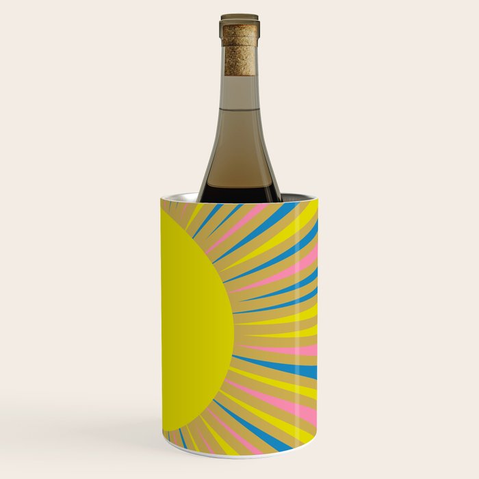 Summer Sun Cheerful Retro Wine Chiller Gallery Image 3