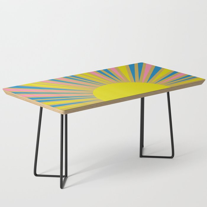 Summer Sun Cheerful Retro Coffee Table Gallery Image 1