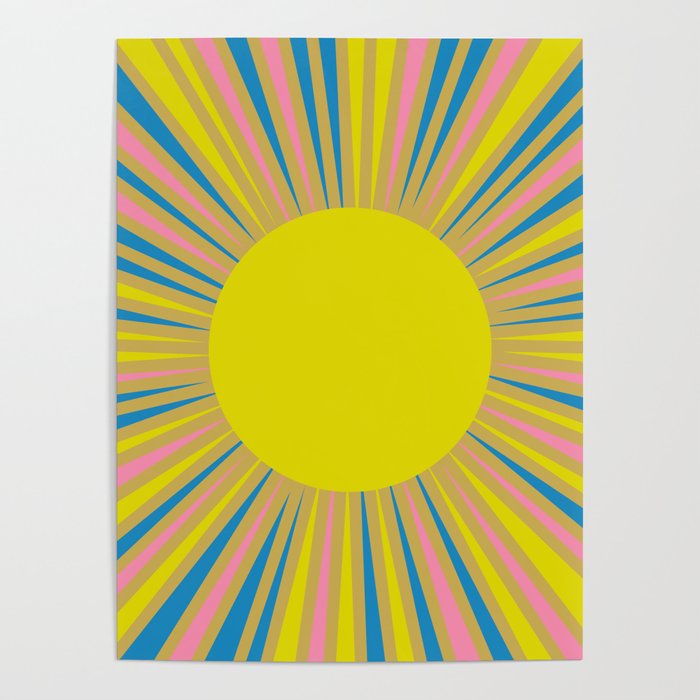 Summer Sun Cheerful Retro Poster Gallery Image 4