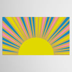 Summer Sun Cheerful Retro Tablecloth Gallery Image 2