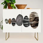 balancing beach pebbles Credenza Gallery Image 1