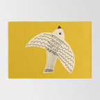 Yellow starling Rug Gallery Image 2