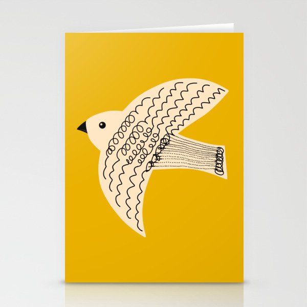 Yellow starling Stationery Card Gallery Image 2