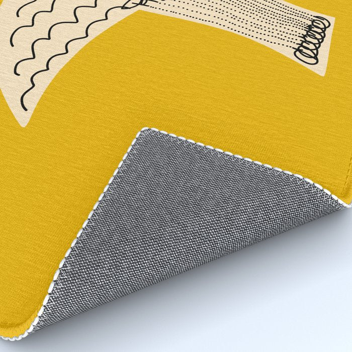 Yellow starling Rug Gallery Image 4