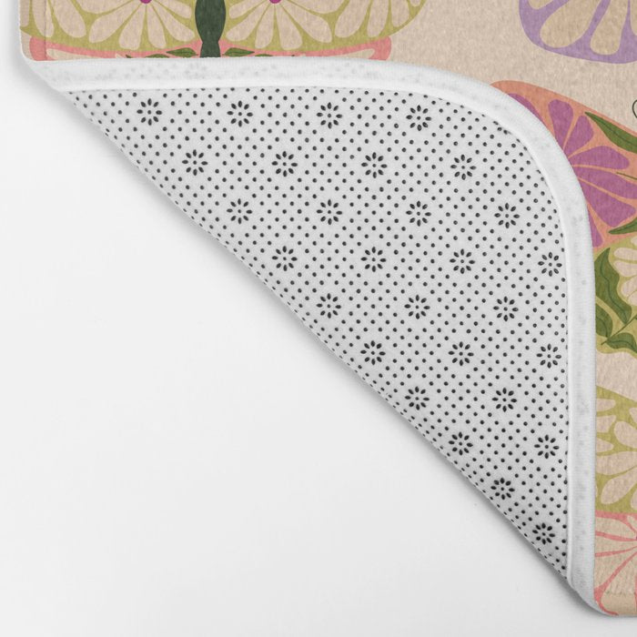 Charming Butterflies Bath Mat Gallery Image 2