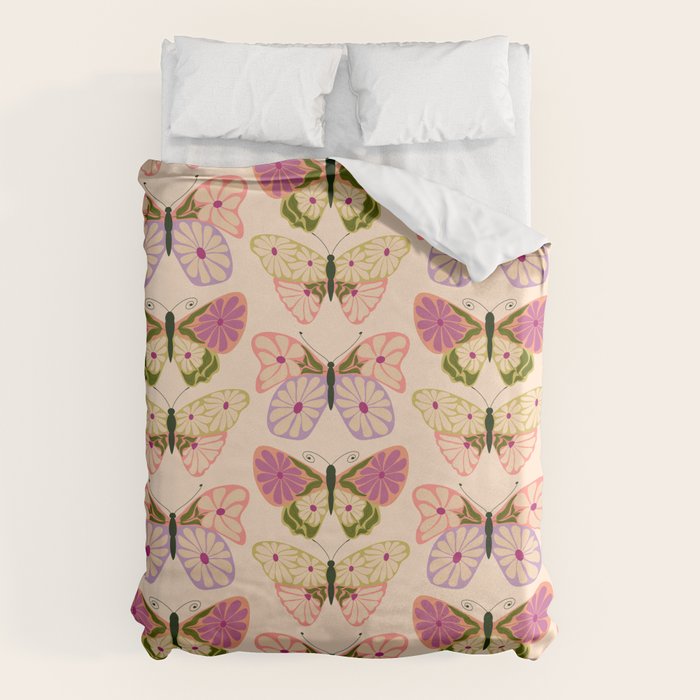 Charming Butterflies Duvet Cover Gallery Image 1