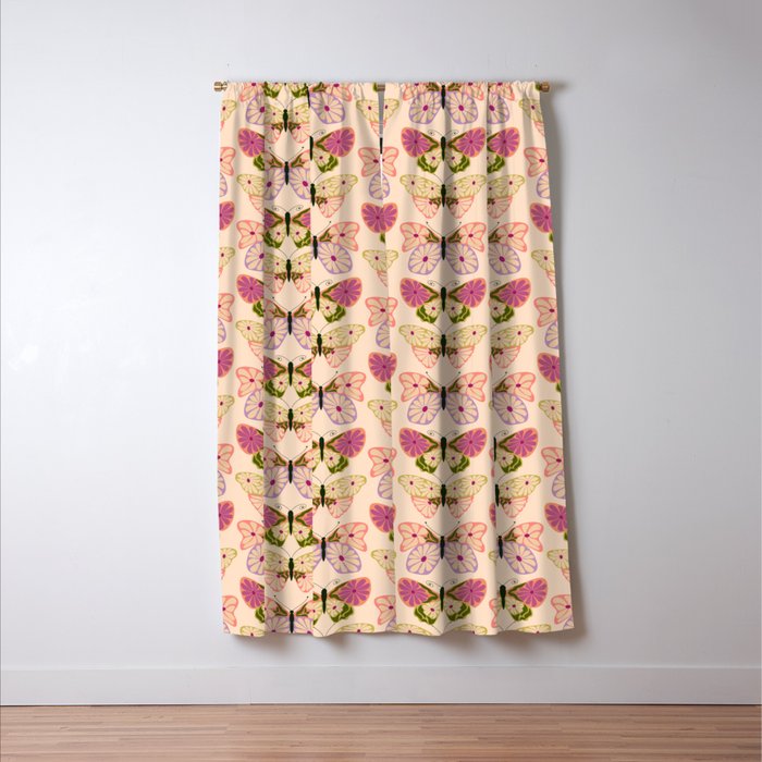 Charming Butterflies Window Curtain Gallery Image 3