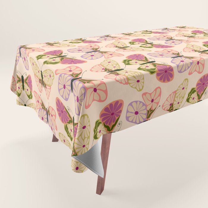 Charming Butterflies Tablecloth Gallery Image 1