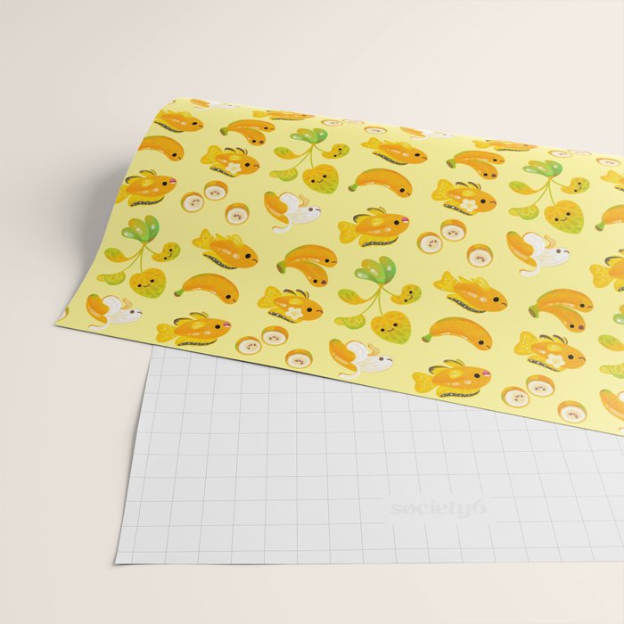 Banana cichlid Wrapping Paper Gallery Image 2