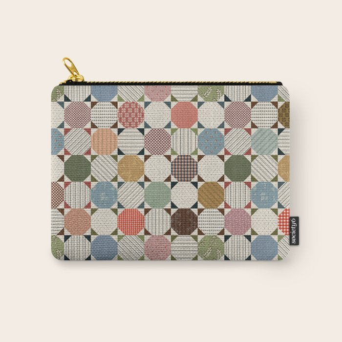 Rounded Quilt Carry All Pouch Gallery Image 1