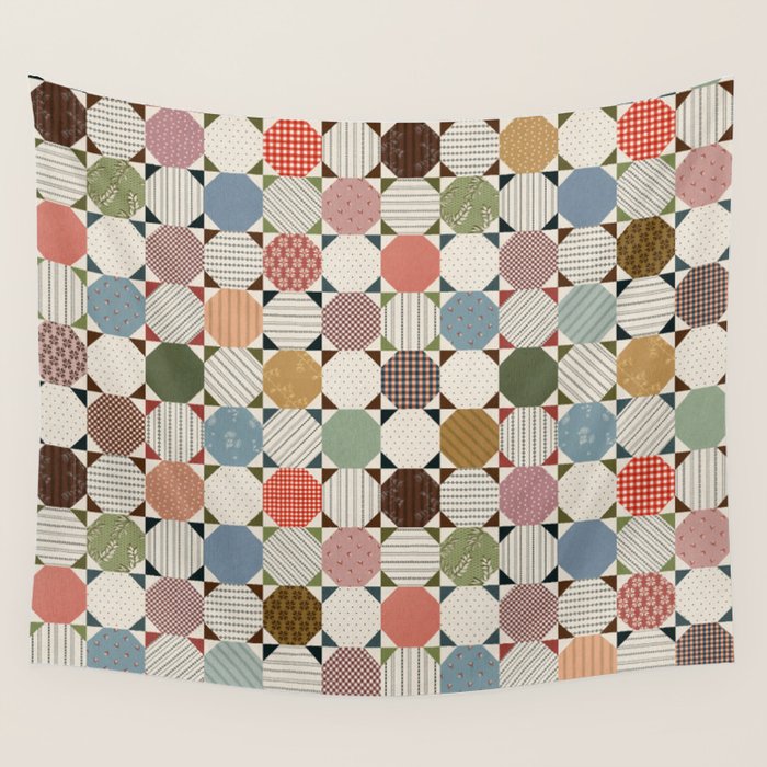 Rounded Quilt Wall Tapestry Gallery Image 4